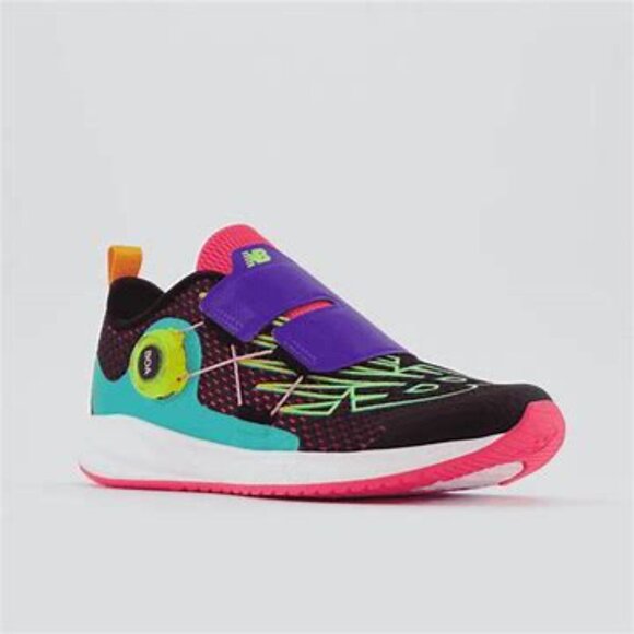 New Balance Size 6.5 youth Blue and Pink Sneakers Modern Sporty Style - Picture 1 of 4